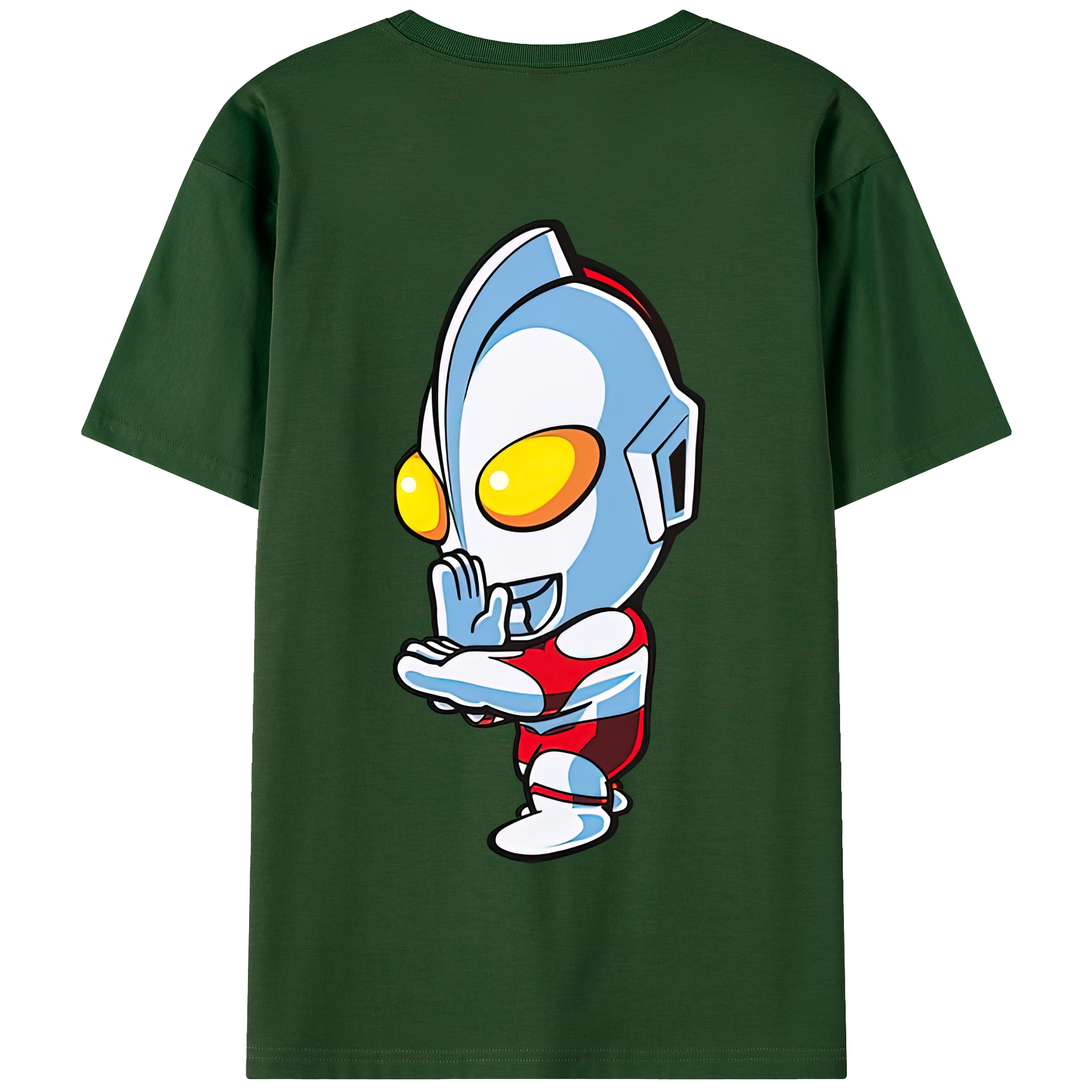 （画像用） ウルトラマン Ultraman 綿100％半袖Tシャツ（背面プリント）